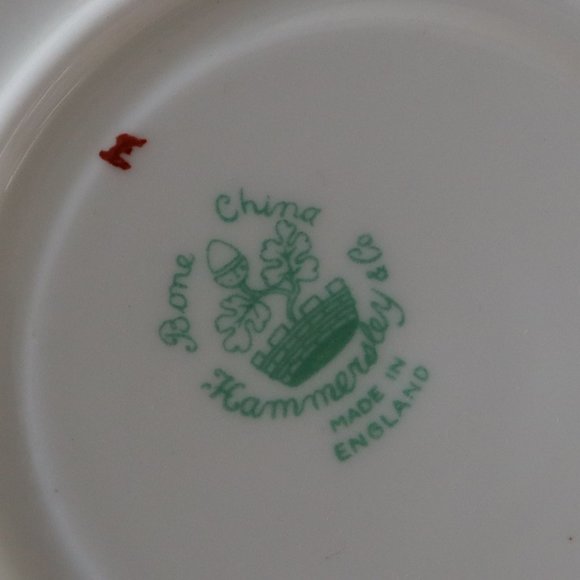 Hammersley Saucers Bone China Set of 4 / Hammersley Saucers China - Picture 5 of 10